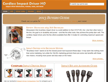 Tablet Screenshot of cordlessimpactdriverhq.com